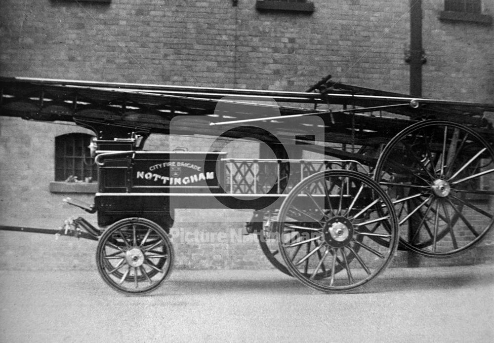 City of Nottingham Fire Brigade's Horse drawn ladder