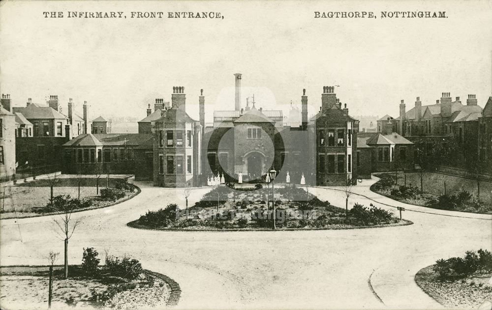 Bagthorpe Infirmary (City Hospital), St. Francis Way, Sherwood, Nottingham, c 1910