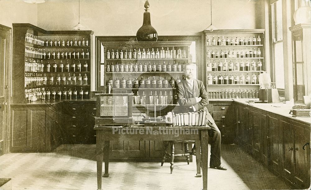 Dispensary and dispenser at 'The Infirmary'