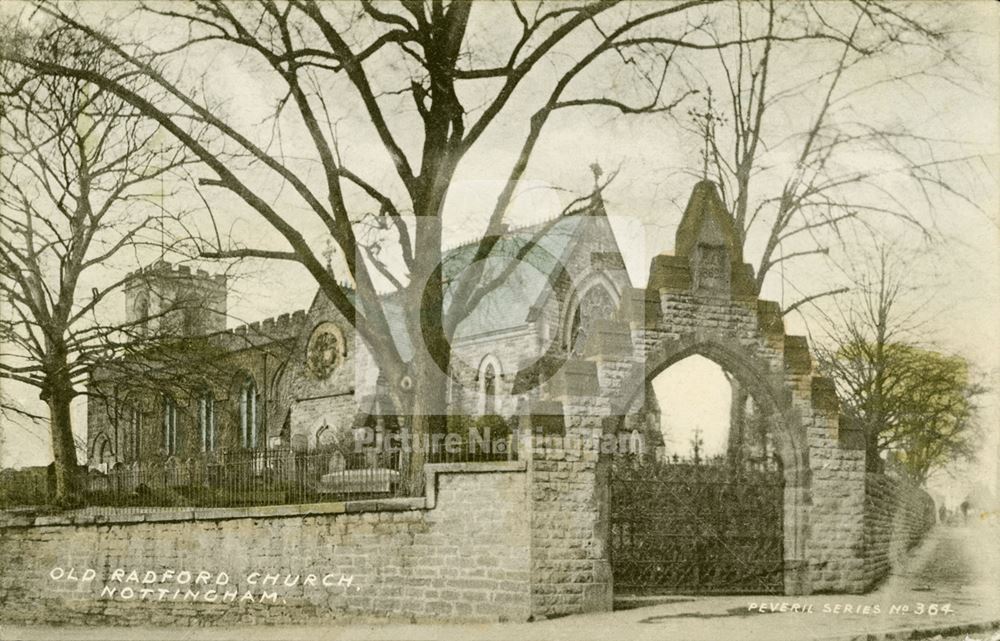 St Peter's Church, Old Radford, c 1955 ?