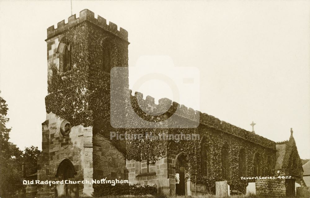 St Peter's Church, Old Radford, c 1955 ?