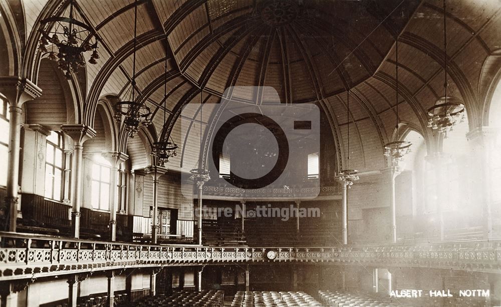 The (first) Albert Hall - Interior