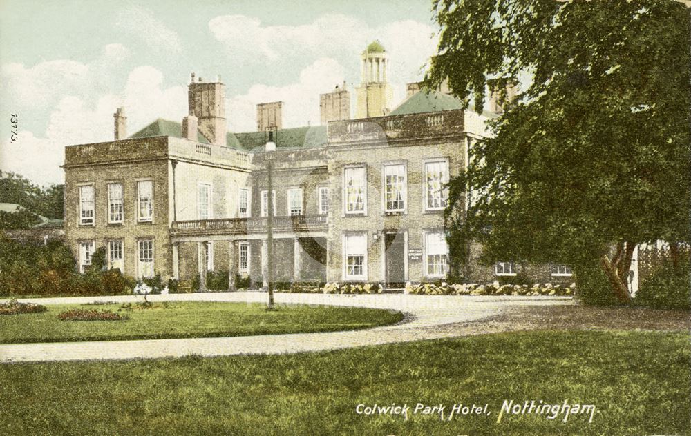 Colwick Hall, here shown as Colwick Park Hotel