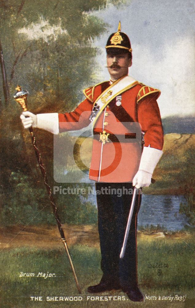 Drum Major, Sherwood Foresters (Notts &amp;amp; Derbys Regiment)