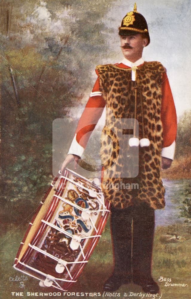 Bass Drummer, Sherwood Foresters (Notts &amp;amp; Derbys Regiment)