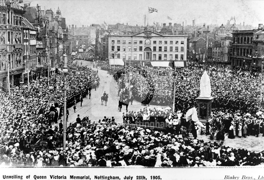 Unveiling of Queen Victoria statue