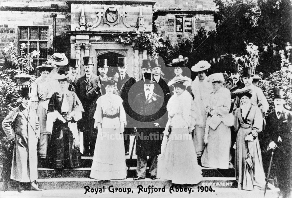 Royal Group with Edward VII and Queen Alexandra