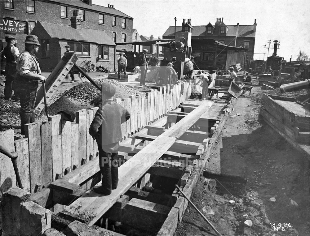 Extension to Abbey Bridge under construction