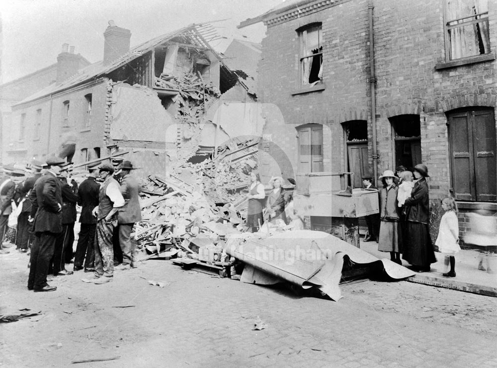 Bomb damage, Newthorpe Street