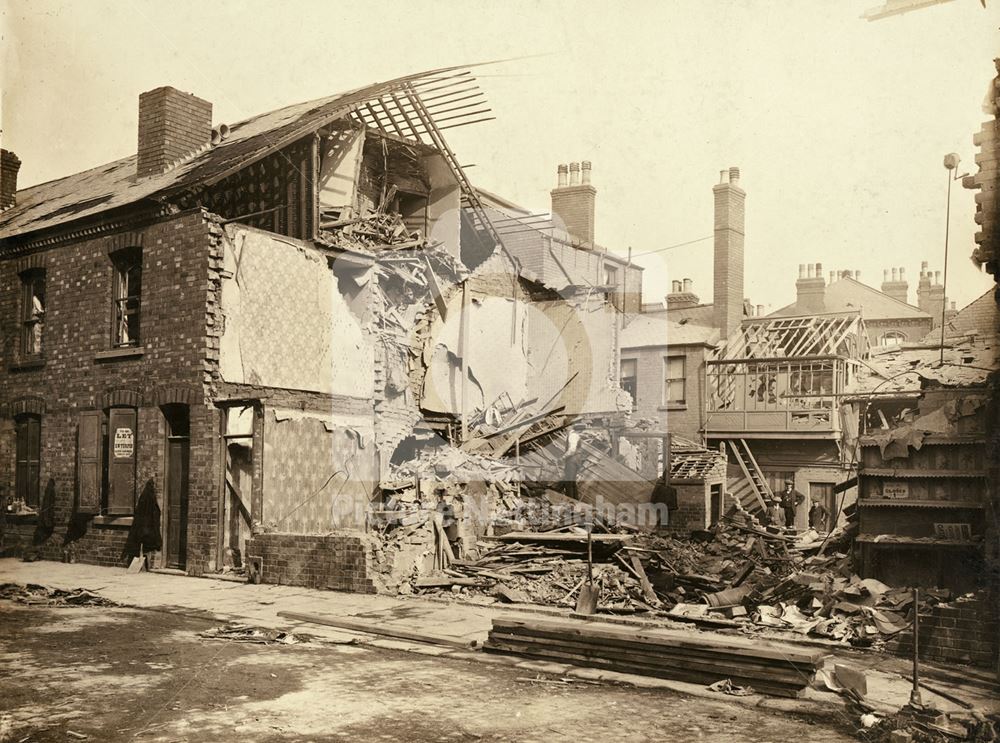 Bomb damage, Newthorpe Street