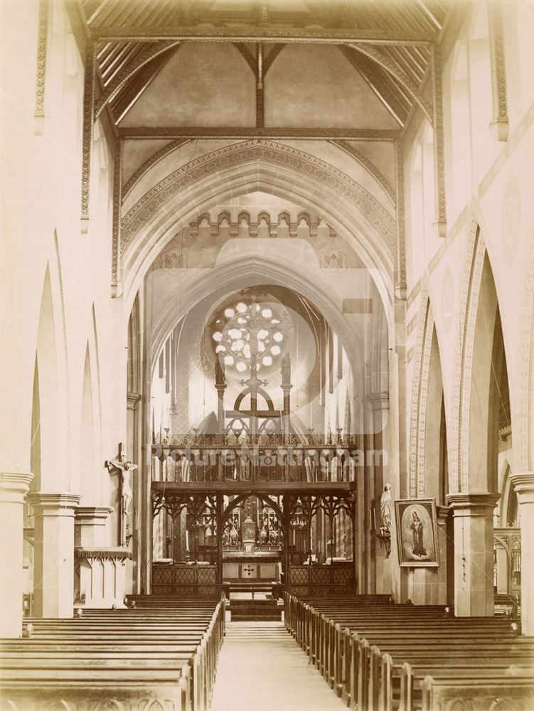 Interior of St Barnabas Cathedral