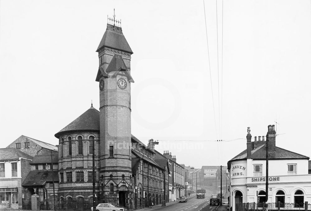 Woodborough Road Baptist Church and The Old Craven Arms public house