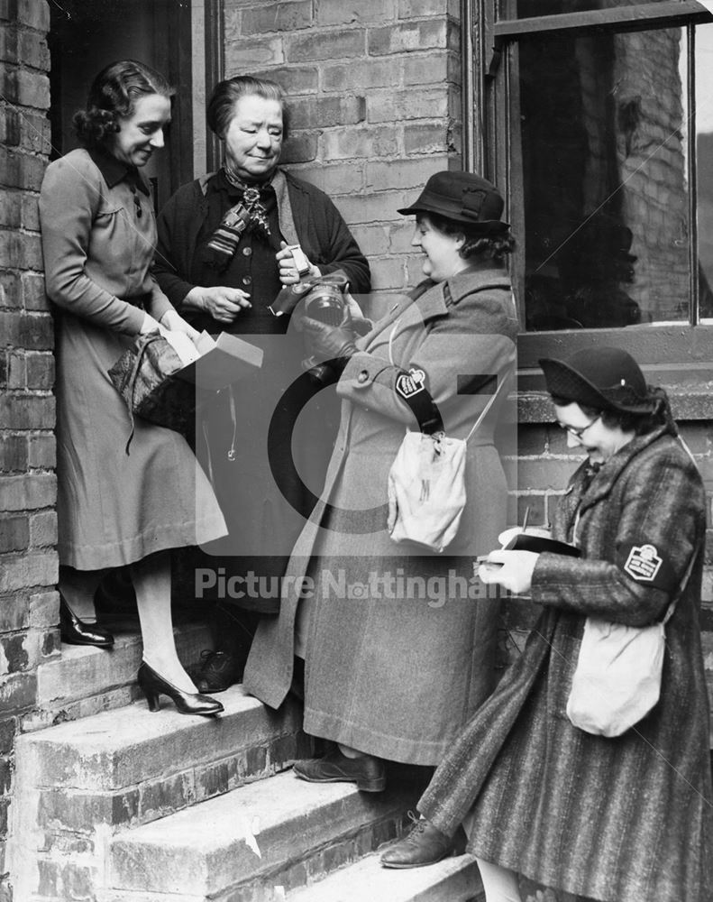 Lady Air Raid Wardens, Nottingham, 1940