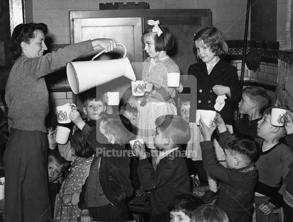 Hogarth Infants School, Carlton Road, Sneinton, Nottingham, 1953