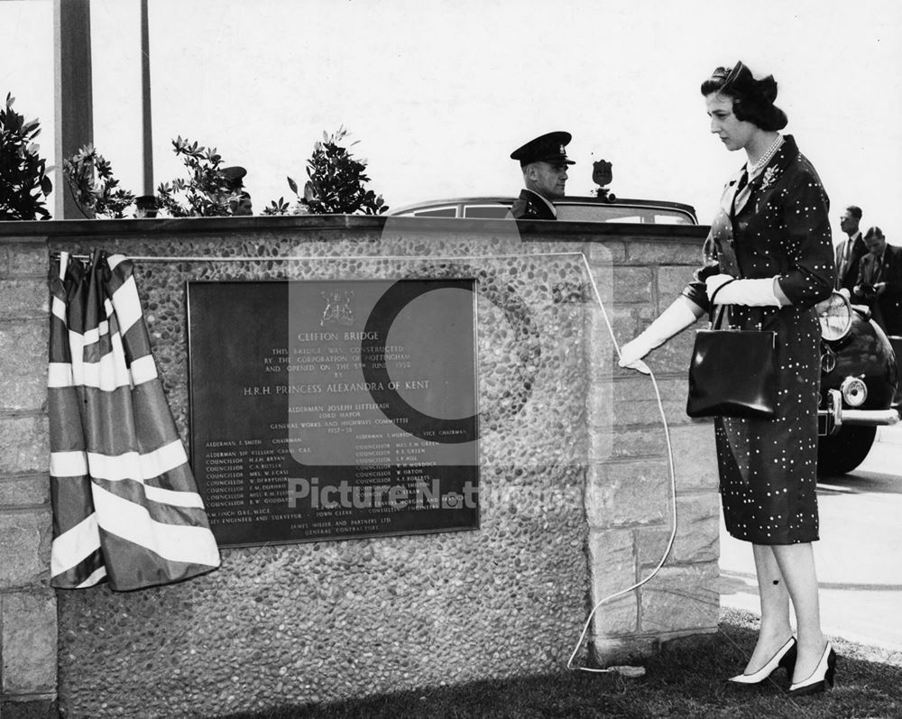 Clifton Bridge, 1958