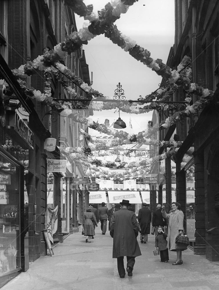 Coronation celebrations, Kings Walk, 1953