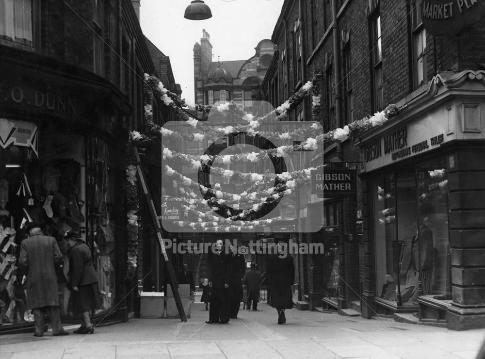 Coronation celebrations, Kings Walk, 1953