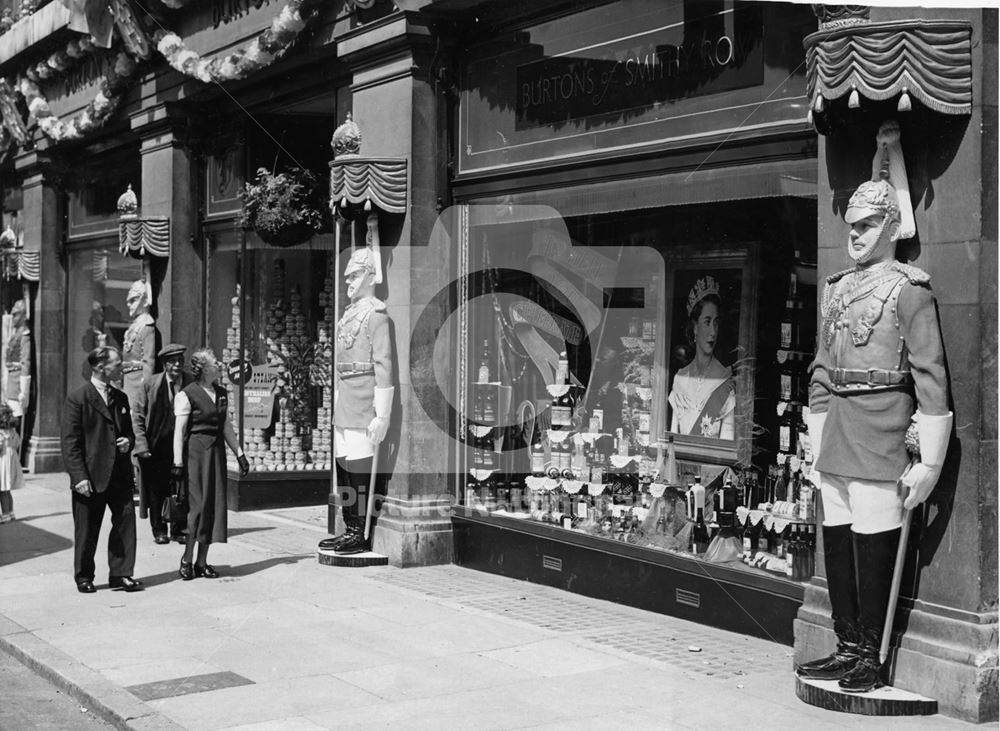 Coronation celebrations, Smithy Row, 1953