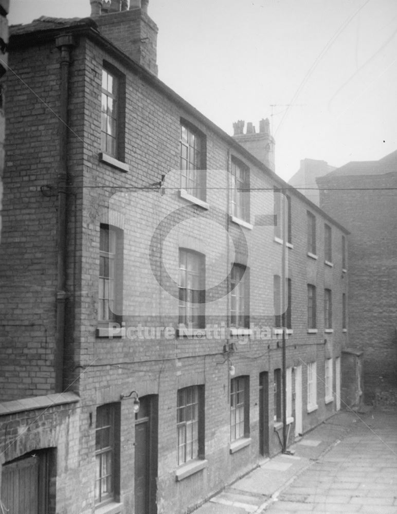 People's Hall Cottages, Heathcoat Street, 1975