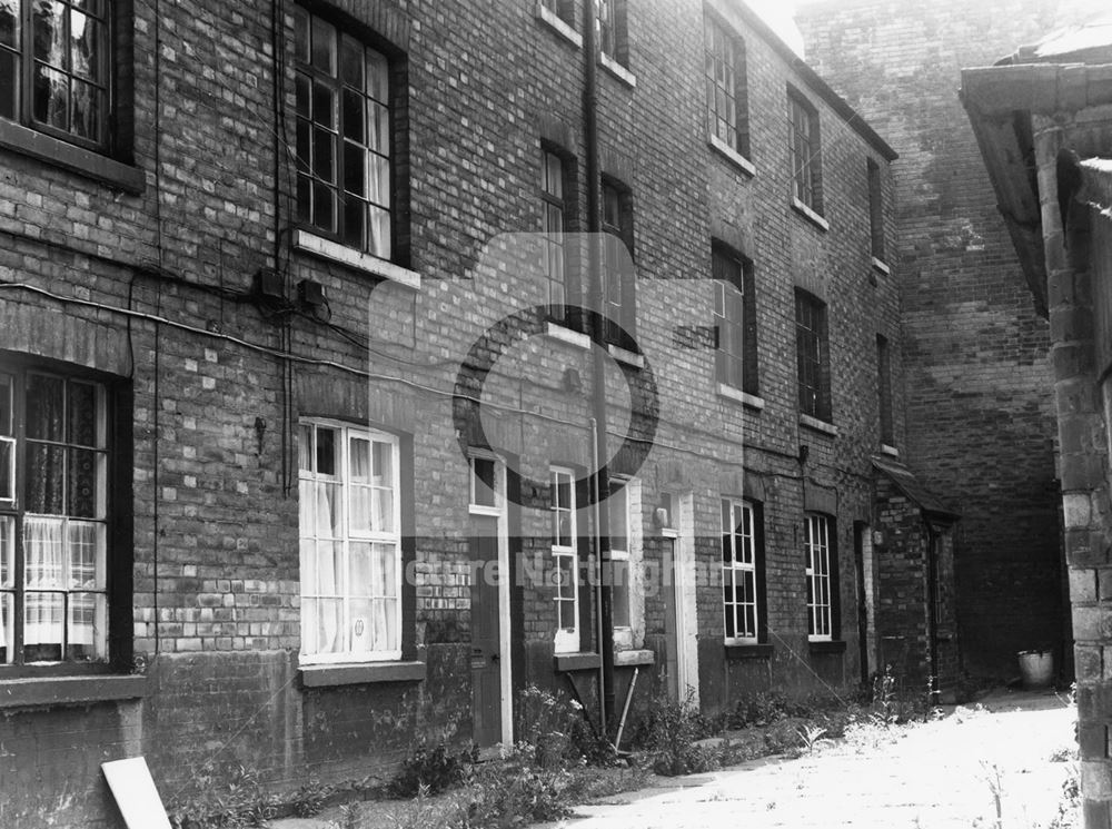 People's Hall Cottages, Heathcoat Street, 1990