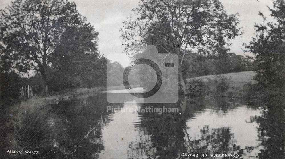 Nottingham Canal, Eastwood, c1905