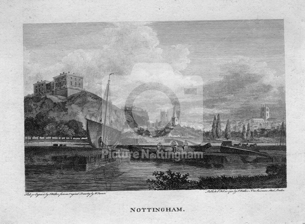 Nottingham: South west aspect, 1795