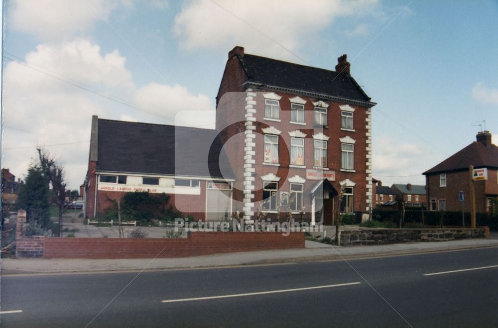 Bonington, Richard Parkes birthplace, High Street, Arnold, 1983