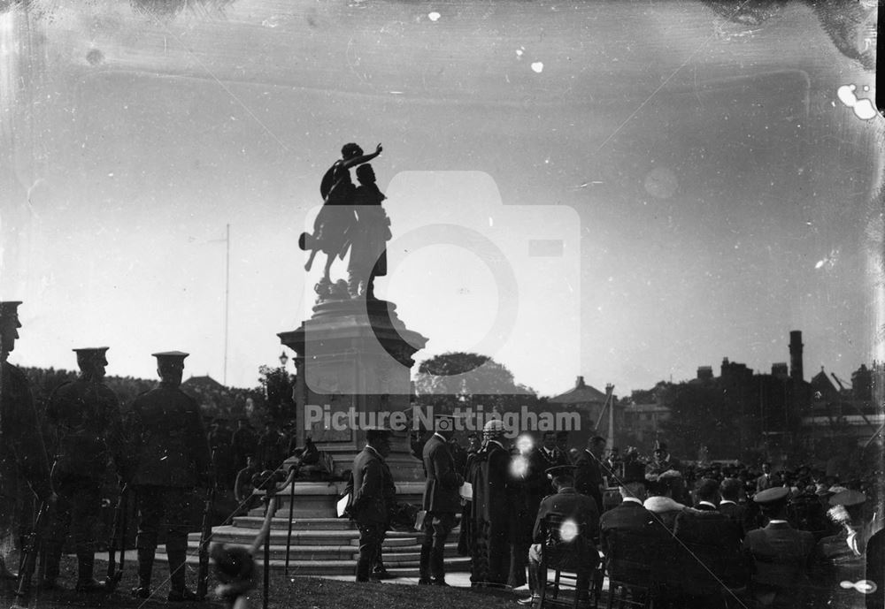 Albert Ball Memorial Statue, Nottingham Castle, Nottingham, 1921