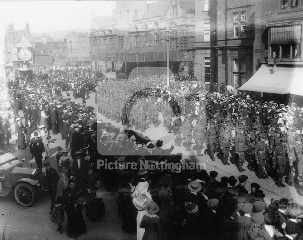 Sherwood Foresters Marching Past