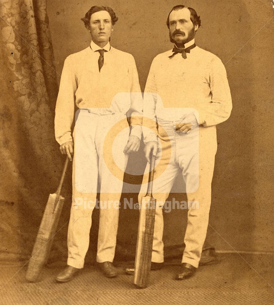 Richard Daft and George Parr, Nottingham, 1862