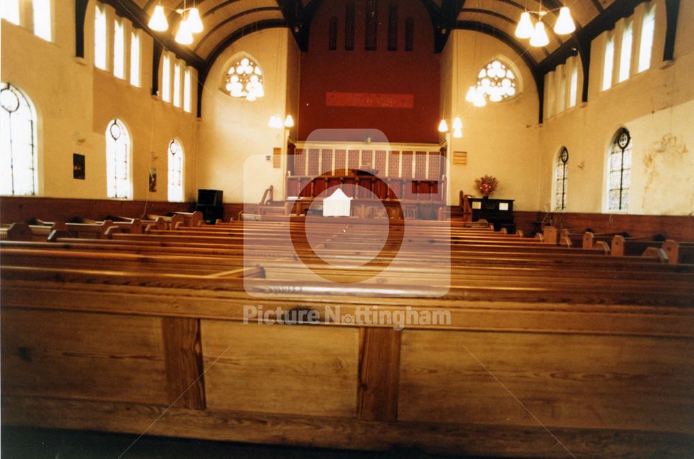 Shiloh Gospel Hall, 1986 interior