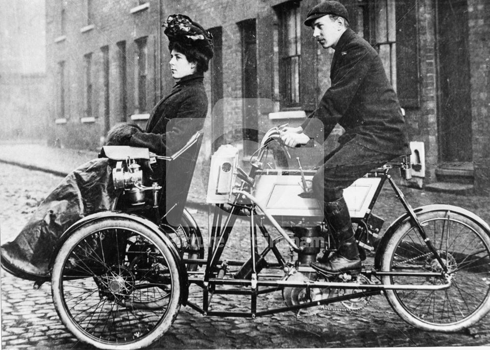 A Campion special motor tricycle, Nottingham