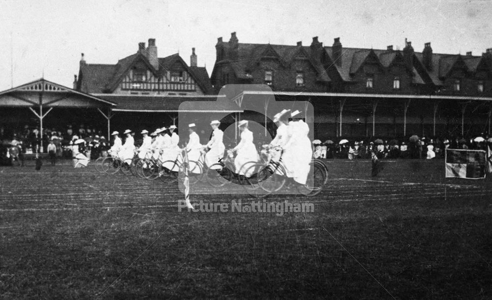 Cyclists, Trent Bridge Cricket Ground, 1903