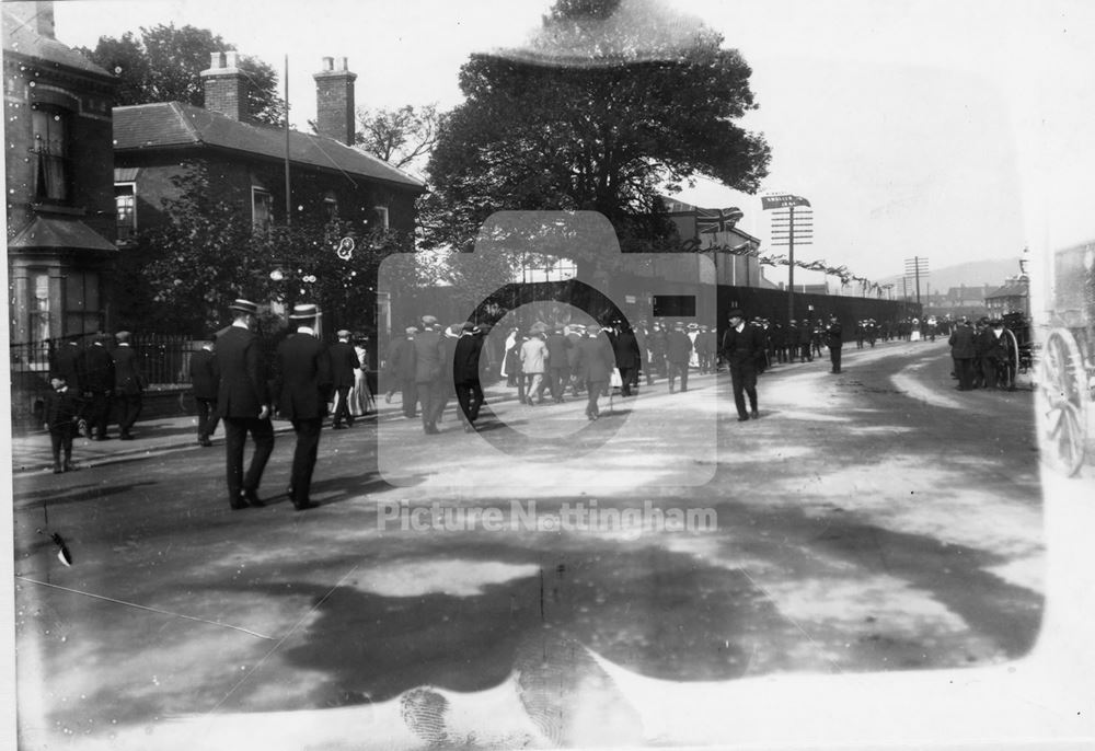 Nottinghamshire County Football Club, Meadow Lane 1910