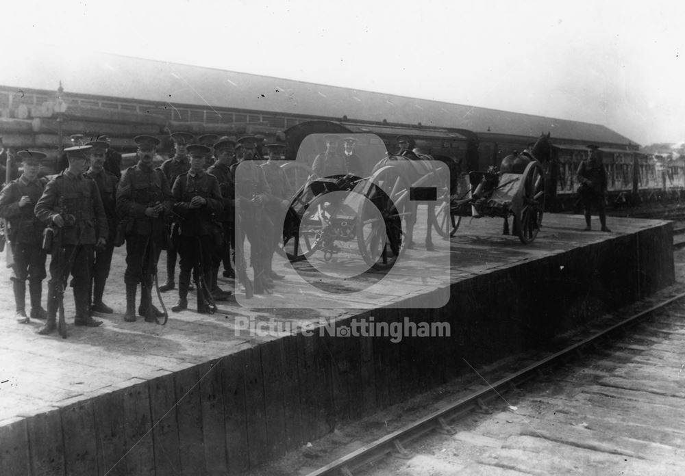 Midland railway station, Station Street, 1914-18