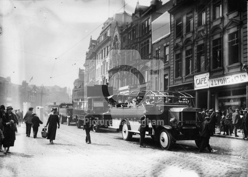 Long Row, Market Place, 1925