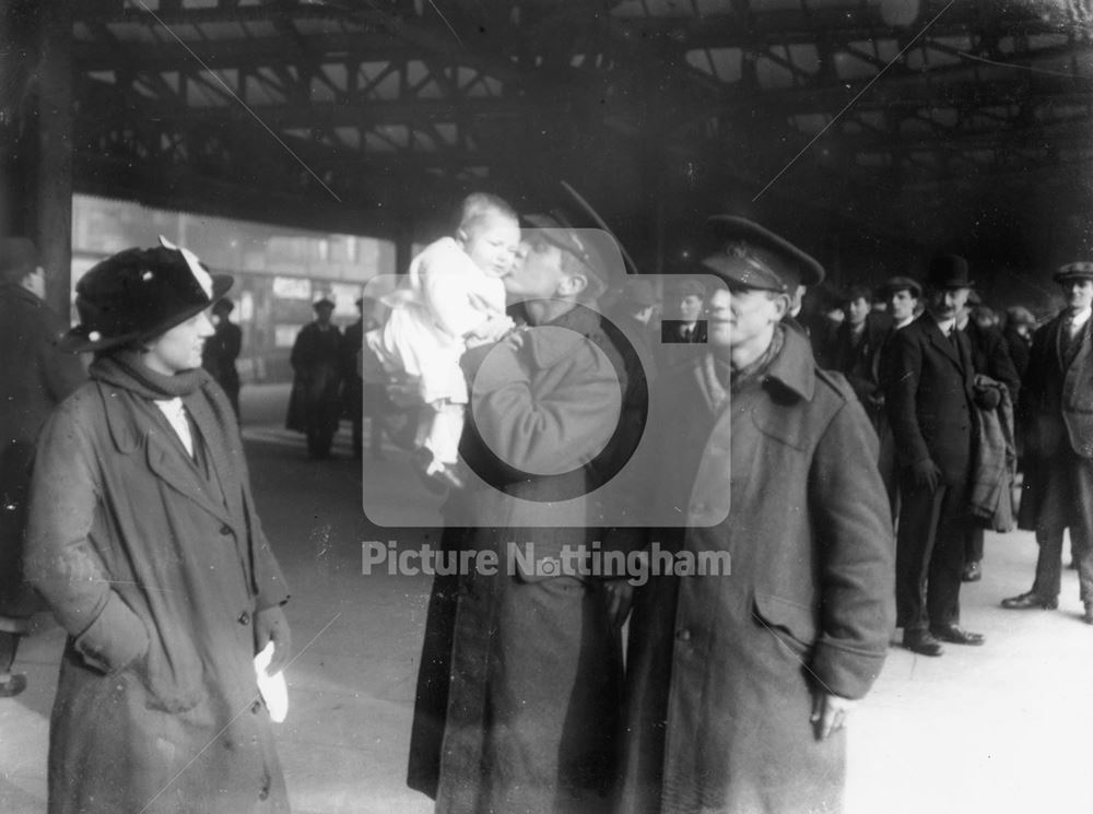 Midland Station, Nottingham. 1914-1918