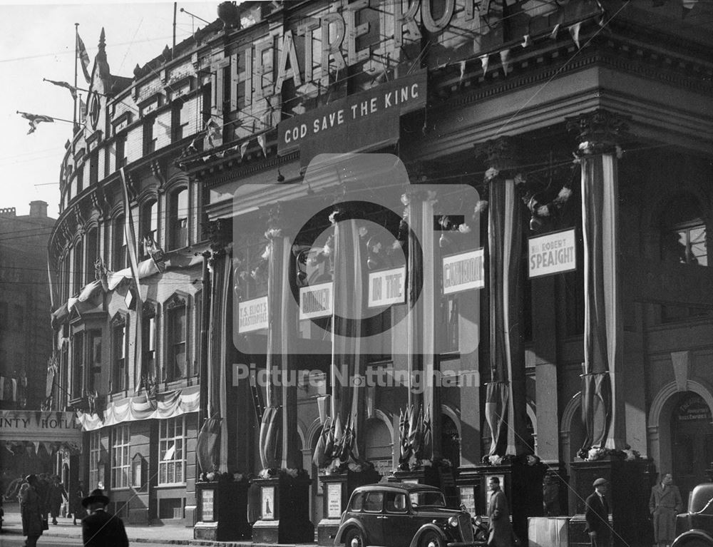 1937 coronation, Theatre Royal, Theatre Square, 1937