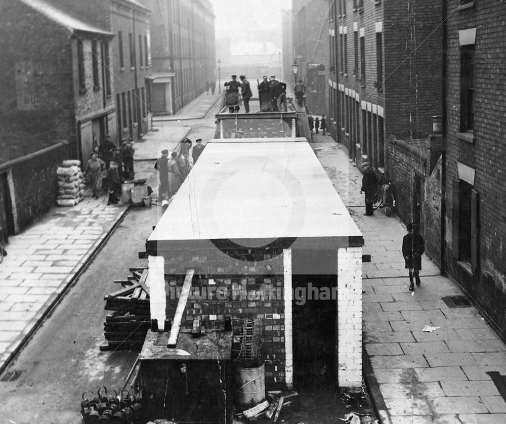 Air raid precautions, Ashley Street, St Anns' 1939 building shelters