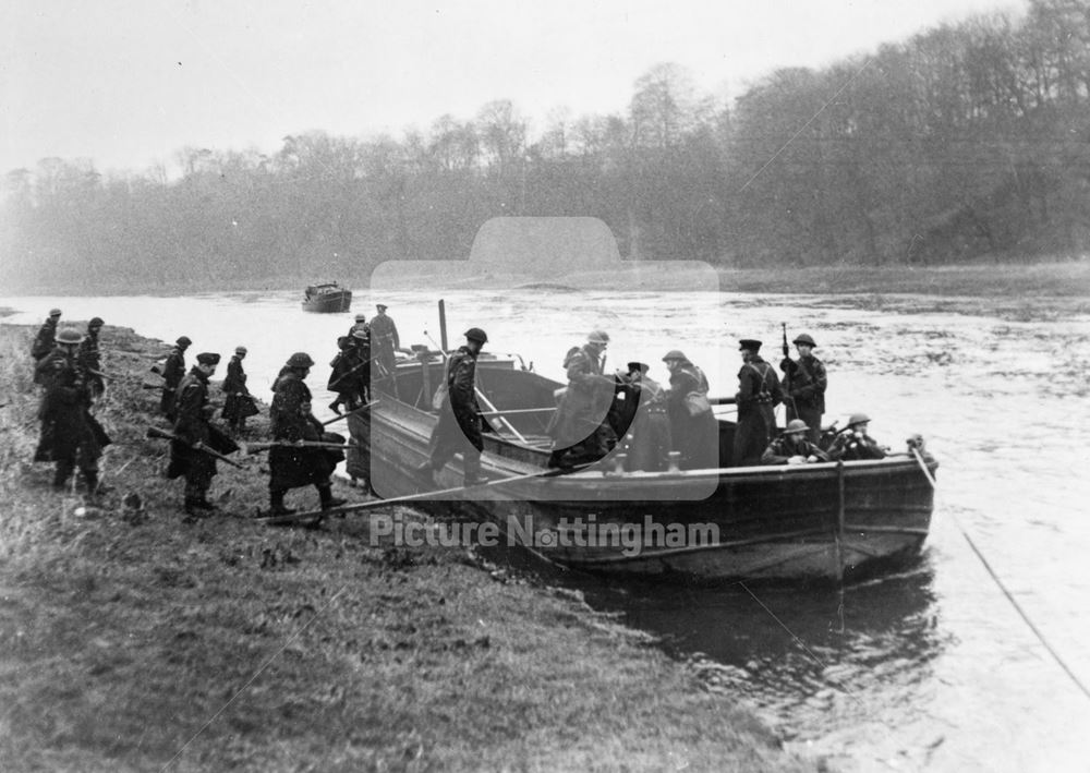 River Trent, World War II patrol, c1940