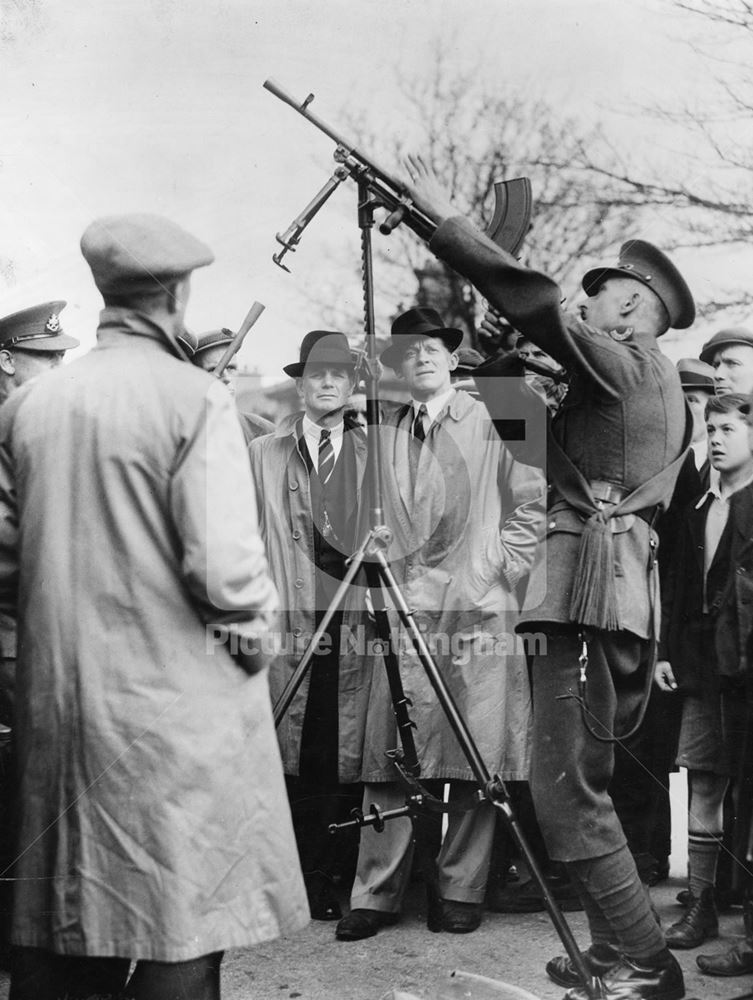 Bren gun demonstration 1940