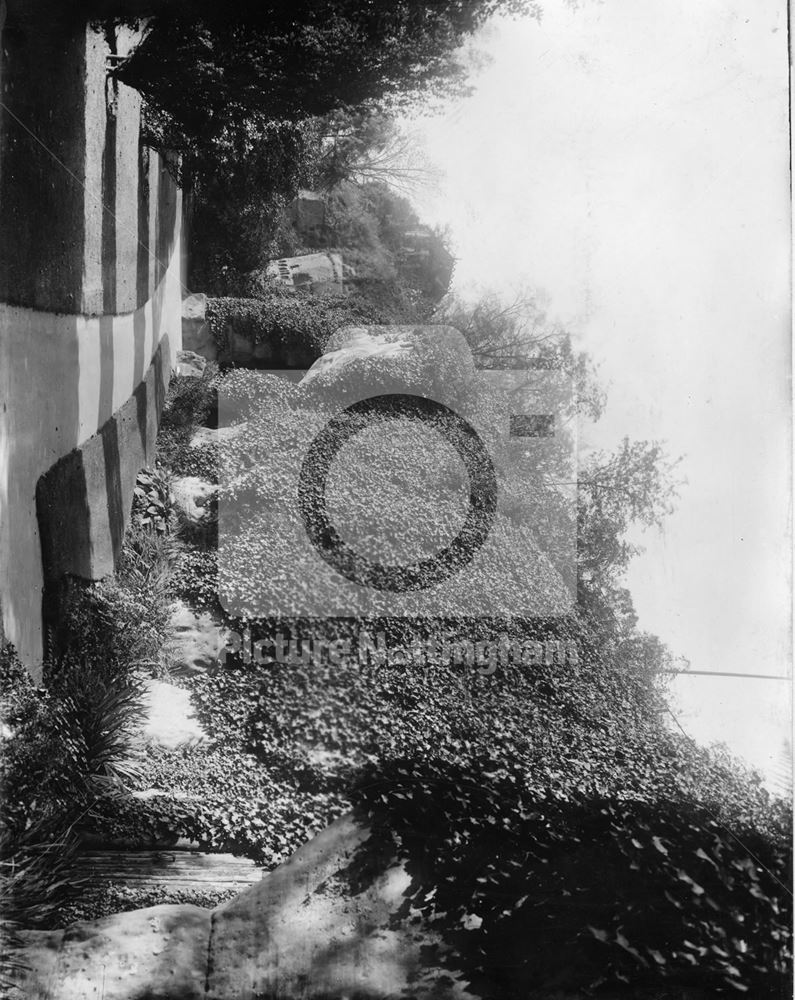 Caves beside Castle Boulevard, Nottingham, c 1910 ?