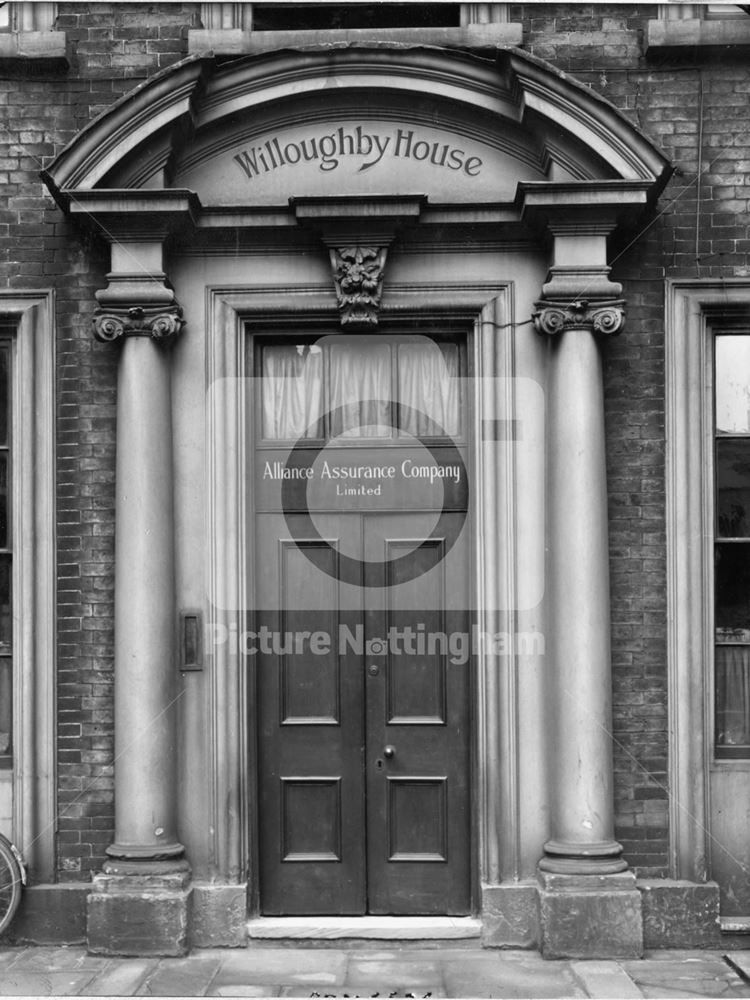 Willoughby House, Low Pavement, 1944