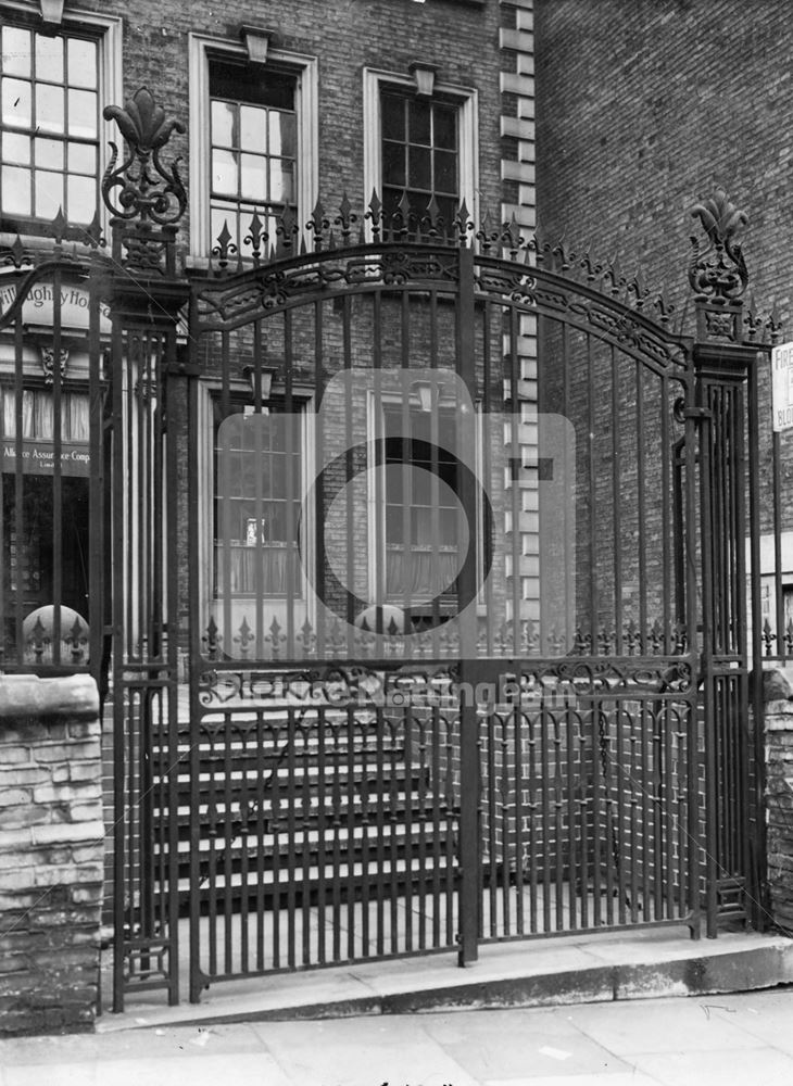 Willoughby House, Low Pavement, 1944