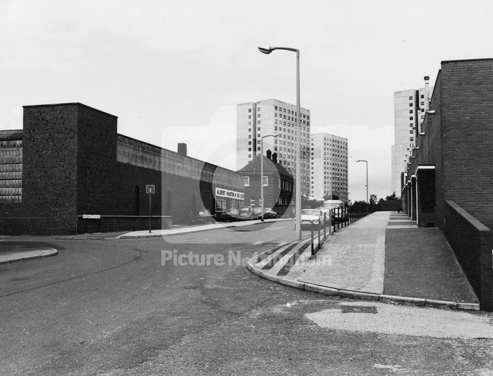 Willoughby Estate, Whilloughby Street, Lenton, 1977