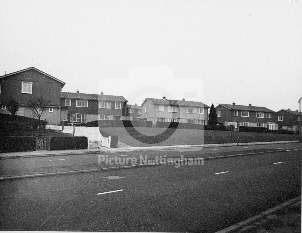 Two storey pre-fabs, Wigman Road, Bilborough, 1980