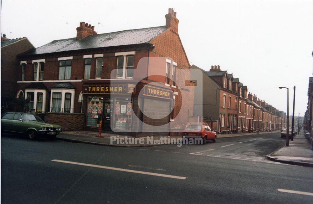 Westwood Road, Sneinton, 1985