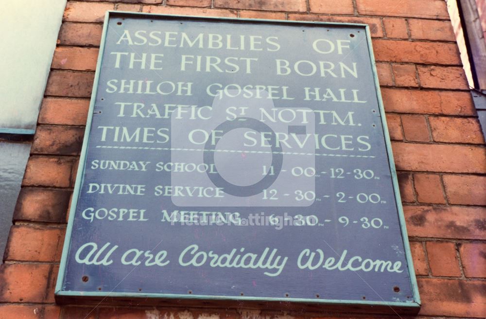 Shilou Gospel Hall, Traffic Street, Meadows, 1983