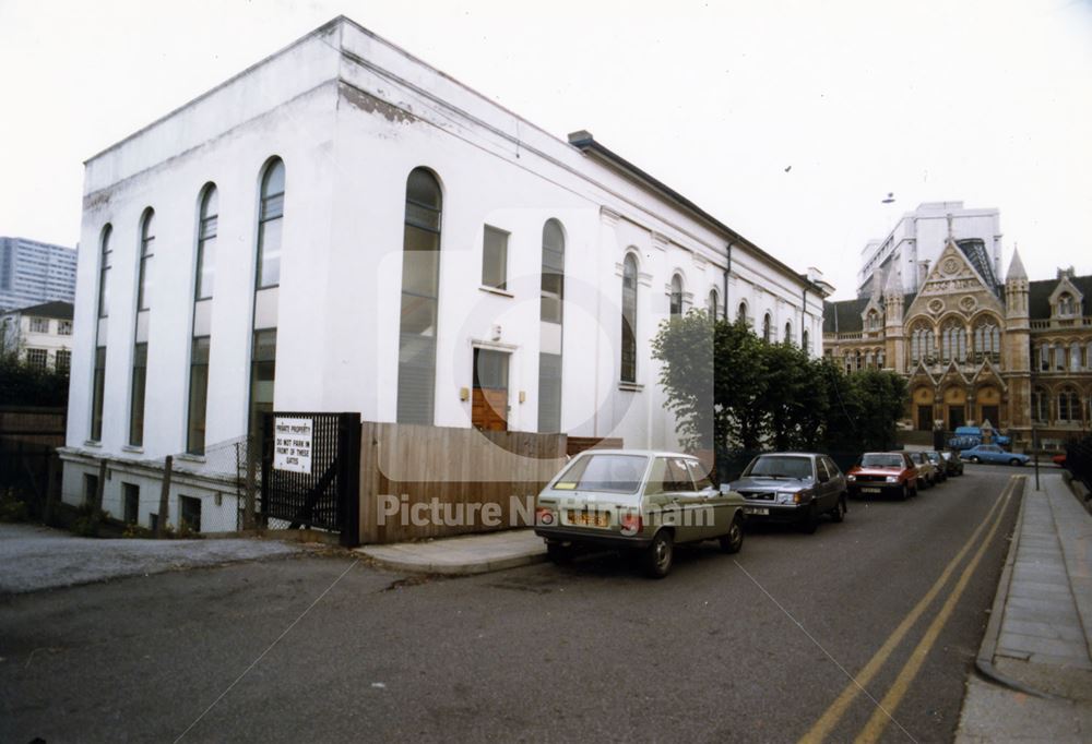 Nottingham Synagogue, Shakespeare Street, 1985