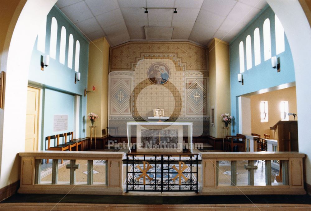 Church of Jesus, Mary and Joseph, Nazareth House, Priory Street, Lenton, 1986